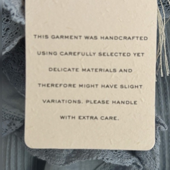 DOEN Henry French Blue Cotton Blouse XXL NWT - Picture 7 of 7